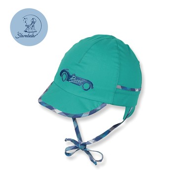 德國STERNTALER 抗UV遮陽童帽-敞篷車綠(41-53cm)C-1611601-446