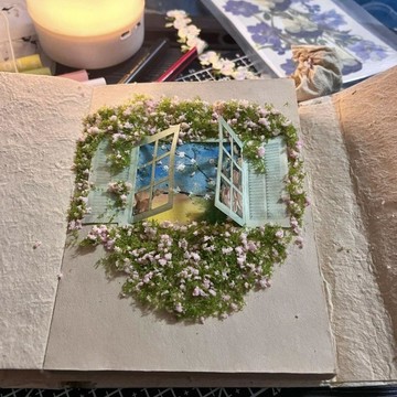 🎈生活好物🎈尼泊爾手帳本樹粉復古藝術垃圾雜誌組合仿真花草場景模擬植物樹粉