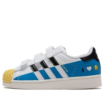 (PS) adidas Superstar x LEGO Shoes 'White Bright Blue'