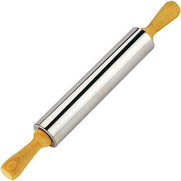 《TESCOMA》Delicia不鏽鋼桿麵棍-25x5cm-- 擀麵杖 擀麵棍