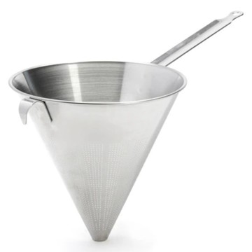 de Buyer 畢耶 烘焙用 0.8mm 細孔漏斗 23cm  23cm(孔徑0.8mm)  銀色  1個