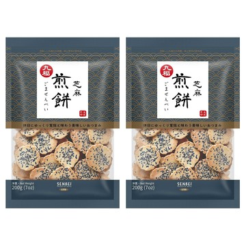 九福 芝麻煎餅  200g  2包