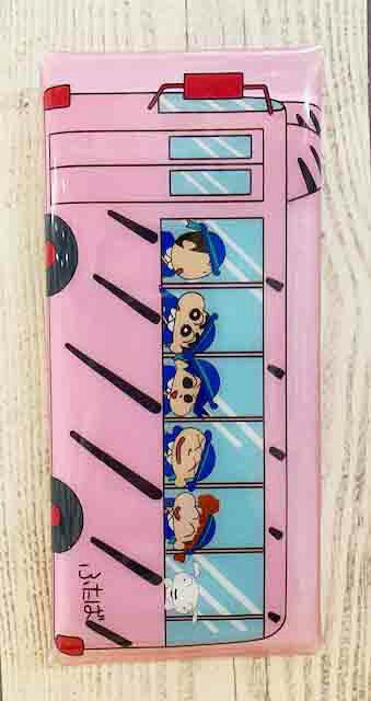 【震撼精品百貨】蠟筆小新_Crayon Shin-chan~日本蠟筆小新透明筆袋-校車*04031