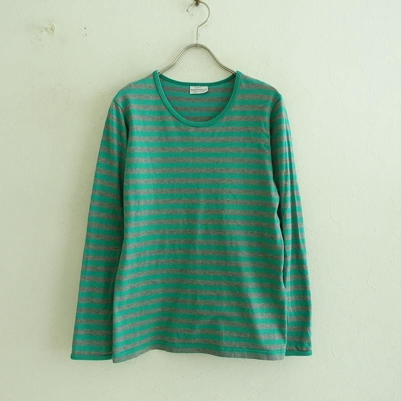 マリメッコ marimekko *コットンボーダー柄カットソー*XS綿
