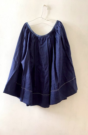 亞麻長裙--長長的微笑