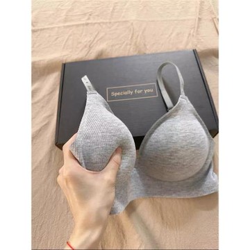 漫畫胸~外擴型上托內衣女小胸聚攏平胸顯大無痕超厚文胸罩防下垂