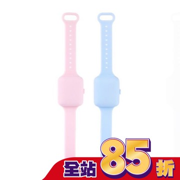 K.O.BAND 清淨抗菌防護手環2入組-天空藍/粉紅