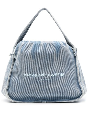 Alexander Wang - large Ryan shoulder bag - women - Cotton/Nylon - One Size - Blue