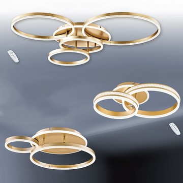 現代風環形(附遙控)造型吊燈 F56–47–0401、0402、0403、0404