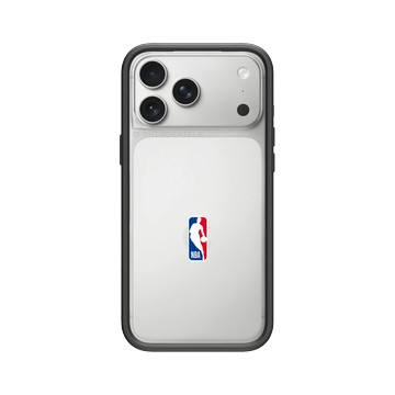 iPhone 17 Pro Max Mod NX -邊框背蓋組合 (相機按鈕) 黑 - NBA - Logo-NBA Logoman - Center