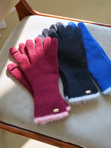 Nylon Wool Cashmere Touch Screen Gloves (NEX4WXB18)