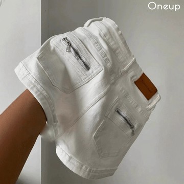不卡檔不走光🔥後拉鏈口袋 牛仔短褲 熱褲 白色牛仔短褲 貼腿短褲 牛仔短褲 白色牛仔褲 白色短褲 高腰短褲 短褲女生