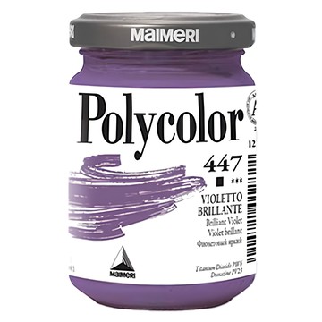 MaIMeRI 美利 POLYCOLOR重稠壓克力 MA-1220447 BRILLIANT VIOLET 447 鮮艷紫  140ml  1色