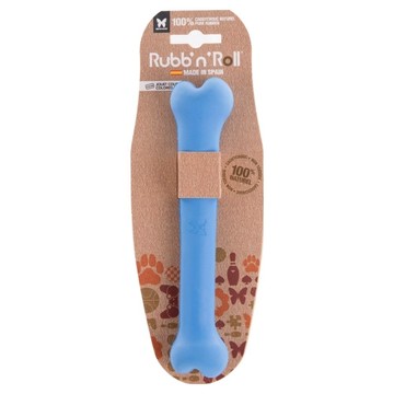 Martin Sellier 西班牙天然橡膠 骨頭玩具  1個  M(19cm)  藍色