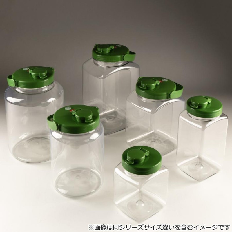 梅酒容器 液体密封容器 R型 4.2L プラスチック製 （ 梅酒びん 梅酒瓶 果実酒瓶 ） LINEショッピング