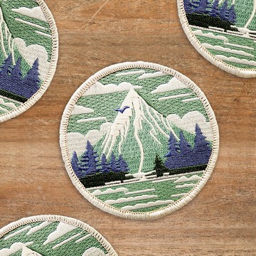 【去走走刺繡布貼】Serene Peak 靜謐之峰