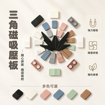台灣出貨✨ 三面磁吸展示板 磁性貼白板 磁粒黑板 辦公室會議記錄板 冰箱貼備忘錄 教學教具磁鐵貼 可拆換磁吸板