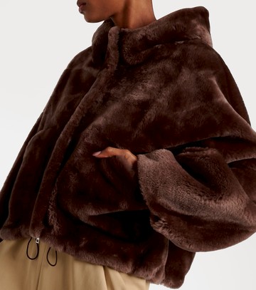 Blancha Cropped shearling jacket