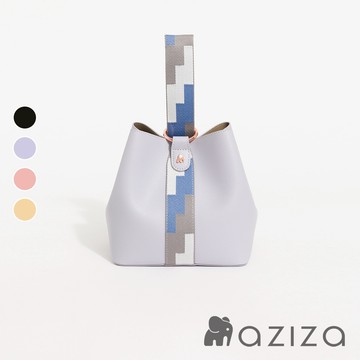 aziza NINA圖騰限量版斜背手拎兩用水桶包