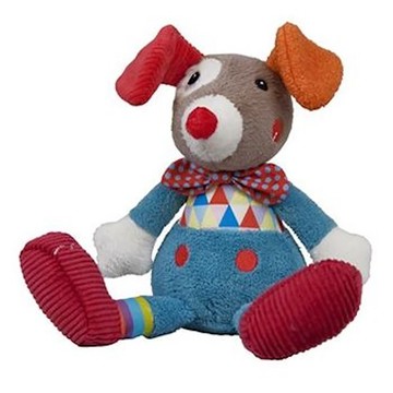 EBULOBO 魔法馬戲團 開心果Gustave  亮眼俏麗外型，手感柔軟，訓練寶貝手眼協調功能  Multi-color  1個  31cm