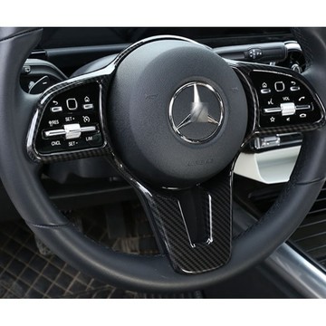 ~歐力斯~賓士 BENZ 20-24年 X247 GLB 方向盤裝飾片 方向盤飾框 方向盤裝飾框 碳纖維紋