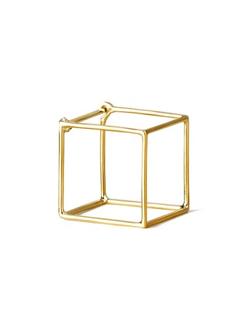 Shihara - Square Earring 15 - women - 18kt Yellow Gold - One Size - Metallic