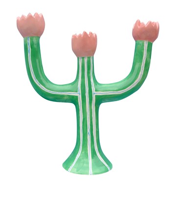 Laetitia Rouget Earthenware Tulips Candle Holder