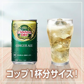 《 Chara 微百貨 》 日本 可口可樂 薑汁汽水 160ml 團購 批發 加拿大