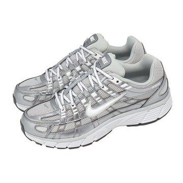 Nike 休閒鞋 Wmns P-6000 女鞋 灰 白 復古 緩震 運動鞋  IO3496-001