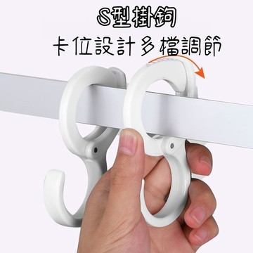 臺灣出貨🔥日式風格 卡位式 S型掛勾 萬用掛勾 S勾 桌邊掛勾 掛勾 收納掛勾 S型掛勾 S掛勾 萬用掛勾WHXL