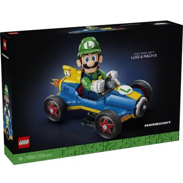 ❗️超人強 特價4500❗️樂高LEGO 72050 瑪利歐賽車：路易吉&G力量 馬赫8 Luigi & Mach 8