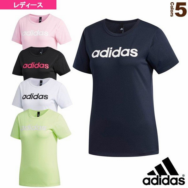 アディダス オールスポーツウェア レディース W 半袖リニアtシャツ レディース Ftk26 通販 Lineポイント最大0 5 Get Lineショッピング