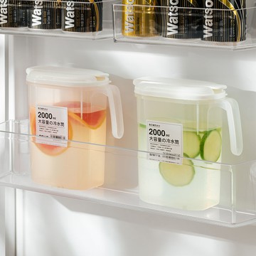 優樂悅~日式冷水壺大容量冰箱家用耐高溫帶濾網泡茶壺夏日飲料涼水桶手沖壺 茶壺