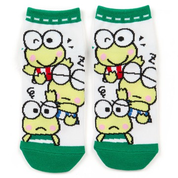 【震撼精品百貨】KeroKeroKeroppi 大眼蛙~短襪-三隻大眼蛙(紅藍綠)