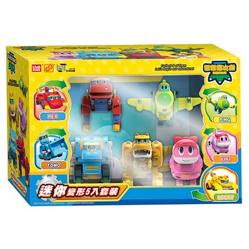 Gogo Dino 幫幫龍出動 迷你變形5件組  1盒
