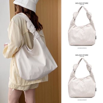 上班上課通勤大容量高級感小眾單肩托特包包女士2025新款帆布包