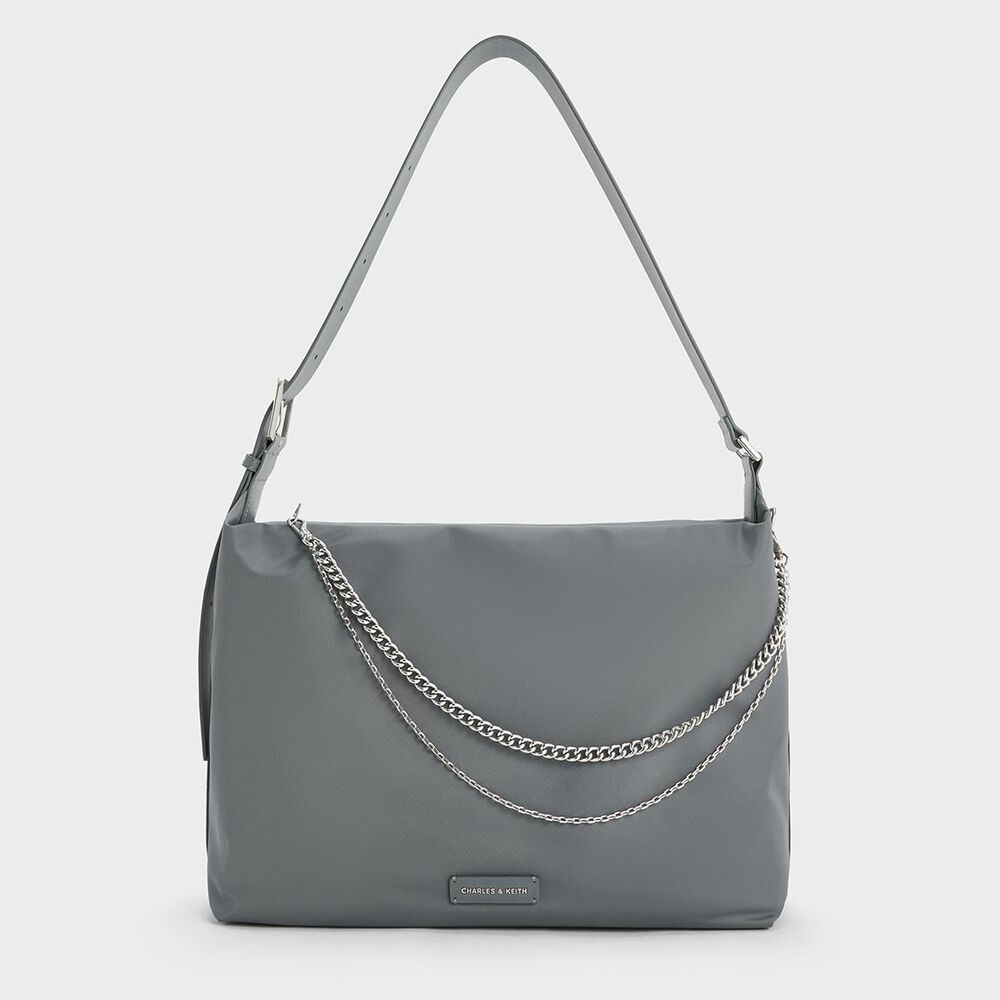 尼龍雙鍊流浪包