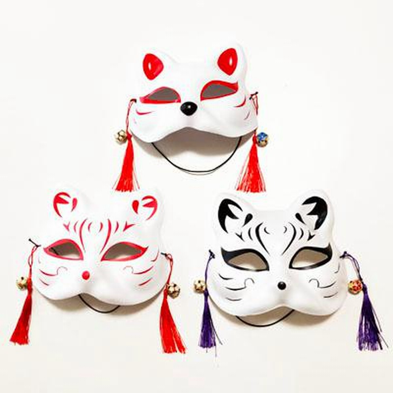 猫のお面　ハロウィン お面 猫の半面 かっこいい かわいい 猫 祭り ハロウィン 車 飾り