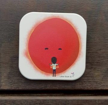 吸水杯墊-一個擁抱(男生版)