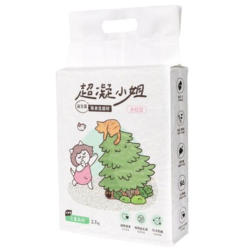 【超凝小姐】益生菌除臭豆腐砂（7L-6入組）-米粒型忘憂森林香