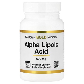 California Gold Nutrition, α-硫辛酸，600 毫克，60 粒素食膠囊