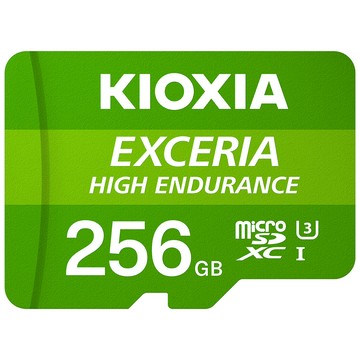 KIOXIA EXCERIA  256GB 高耐用監控記憶卡 HIGH ENDURANCE Micro SDXC UHS-I (U3/V30/A1)