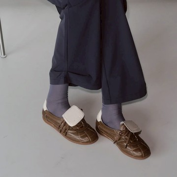 韓國 KHIHO 三穿式芭蕾運動鞋 棕 - 棕 24.5（IT / EU 37.5）