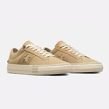 【CONVERSE】ONE STAR PRO OX 低筒 休閒鞋 滑板鞋 男鞋 女鞋 奶茶色-A07973C