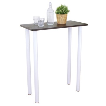 【頂堅】小型高腳桌/吧台桌/餐桌-寬80x深40x高98公分-四色可選深胡桃木色