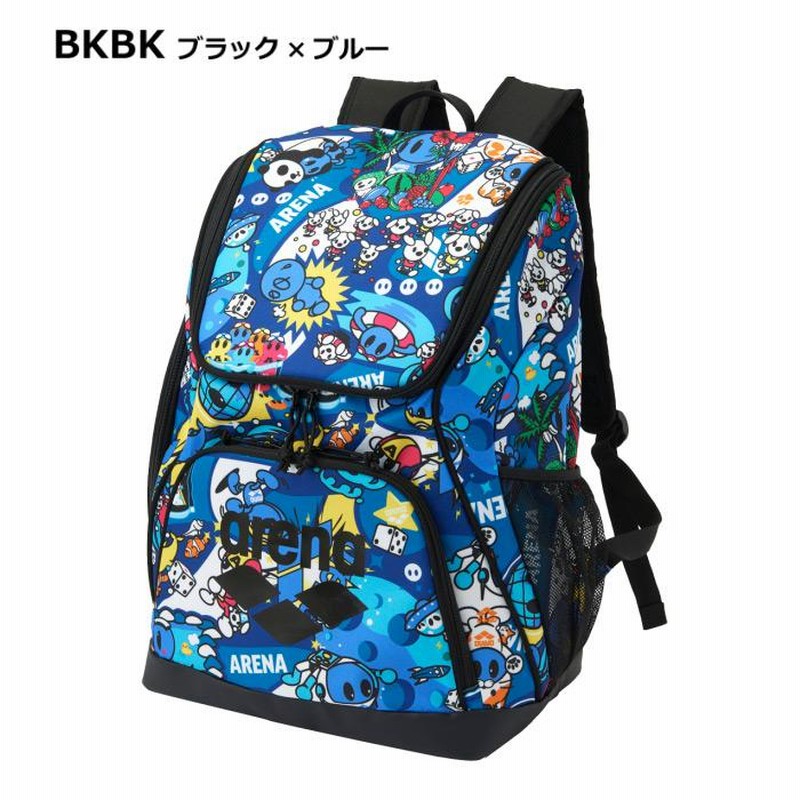 アリーナ 水泳 バックパック 総柄 35L 2024〜25年秋冬モデル