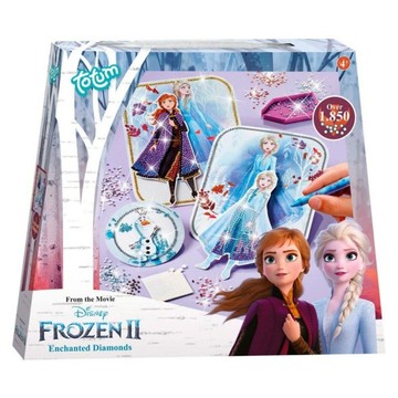 totum disney 迪士尼 手作系列 鑽貼畫組  冰雪奇緣2  1組