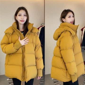 【米蘭精品】現貨+預購 頂級真羽絨外套90%鵝絨羽絨衣秋冬外套保暖上衣大碼休閒女裝-連帽女外套3色74mr50