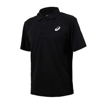 ASICS 男吸濕快乾短袖POLO衫-吸濕排汗 台灣製 運動 上衣 休閒