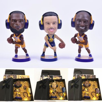 籃球明星手辦藍牙音響模型擺件詹姆斯庫里科比歐文生日禮物送男友